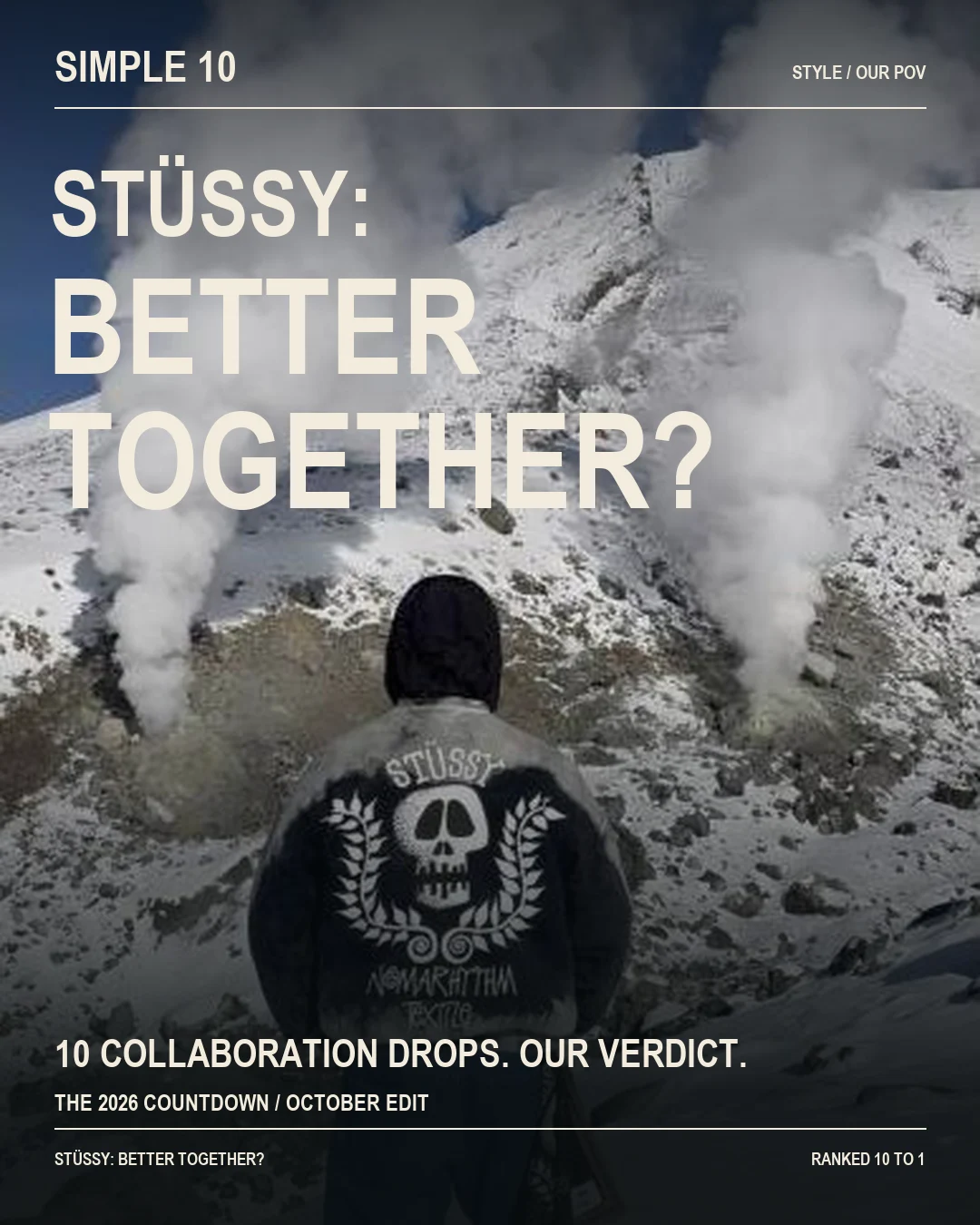 Top 10 Stüssy Collabs of 2026 cover
