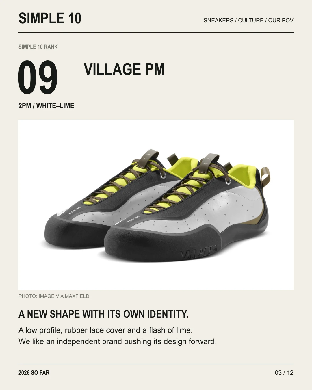 Top 10 Sneakers — 2026 So Far — slide 3 of 12