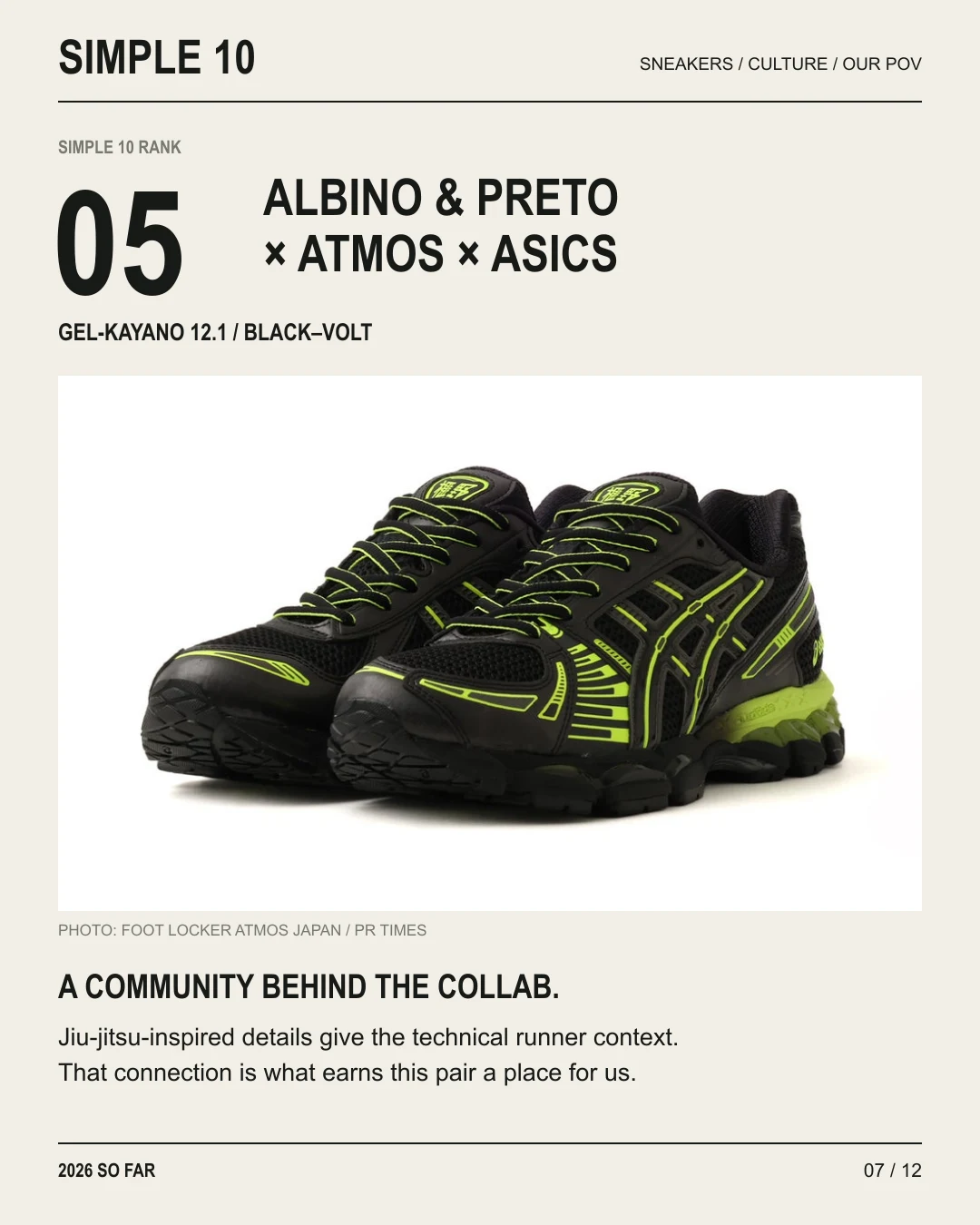 Top 10 Sneakers — 2026 So Far — slide 7 of 12